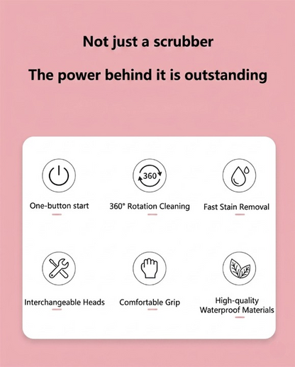 WashWarp™ Electric Spin Scrubber