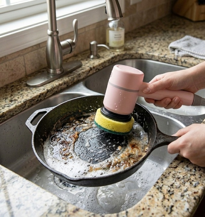 WashWarp™ Electric Spin Scrubber